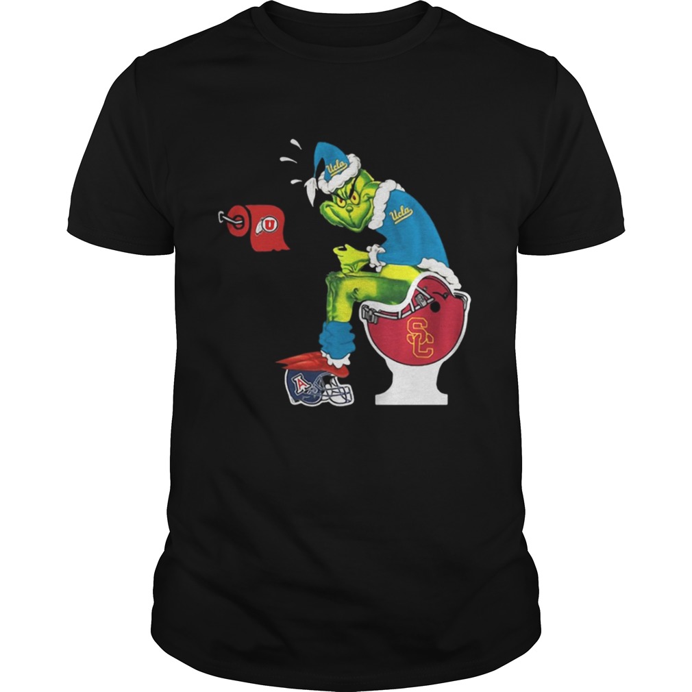 Grinch Santa UCLA Bruins toilet shirt