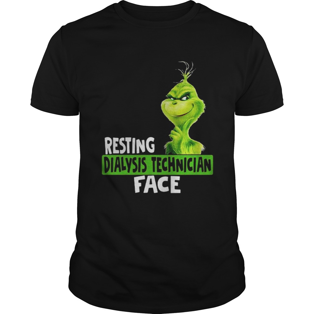 Grinch resting dialysis technician shirt