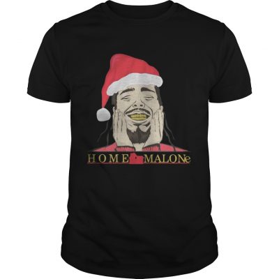 Guys Home Malone Christmas shirt