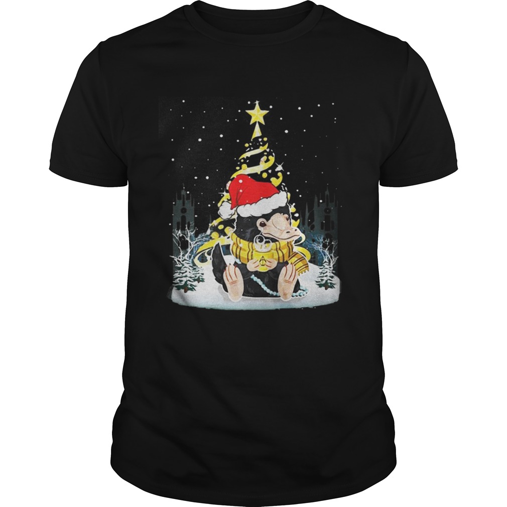 Niffler Santa Hat Christmas tree Under Snow Shirt