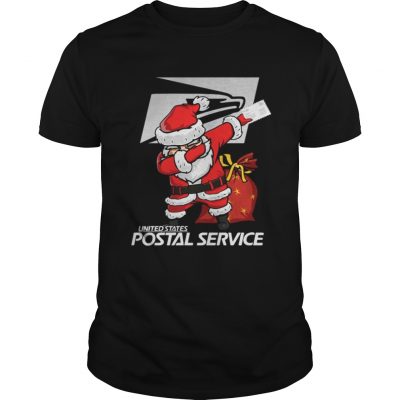 Guys Santa united states postal service shirt