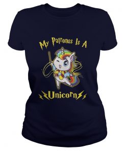 Harry Potter My patronus is a Unicorn Ladies Tee