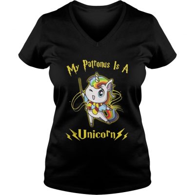 Harry Potter My patronus is a Unicorn VNeck