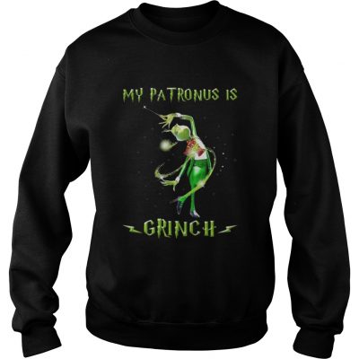 Harry Potter my patronus is a Grinch Christmas Sweatshirt