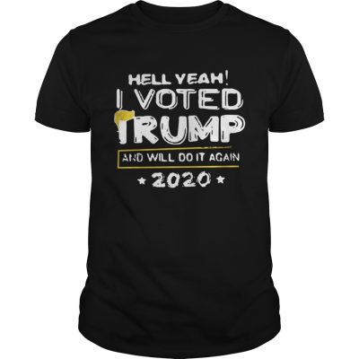 Hell yeah I voted Trump and will do it again 2020 Guys