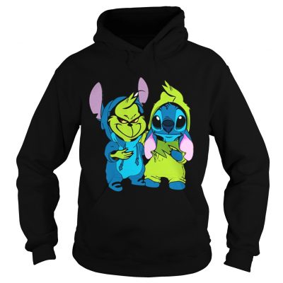 Hoodie Baby Grinch and Stitch shirt