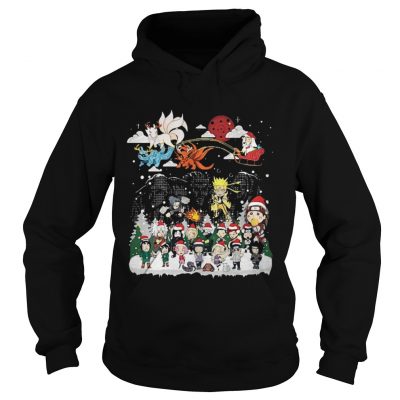 Hoodie Christmas Santa Matatabi Kokuo Kurama Sleigh Naruto shirt