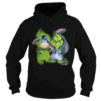 Hoodie Eeyore and Grinch shirt