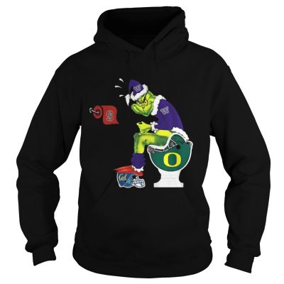 Hoodie Grinch Santa Washington Huskies toilet shirt