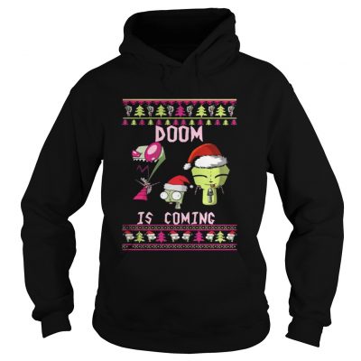 Hoodie Invader Zim Doom – Doom Is Coming Christmas