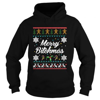 Hoodie Merry Bitchmas Christmas shirt