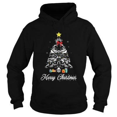 Hoodie Shark Christmas tree shirt