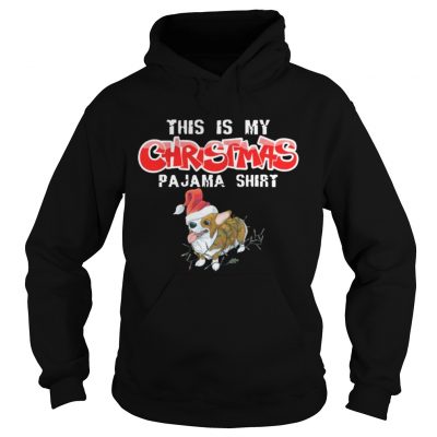 Hoodie This is My Christmas Pajama Corgi Dogs Santa Shirt