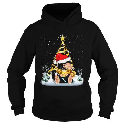 Hoodie Unicorn christmas tree shirt