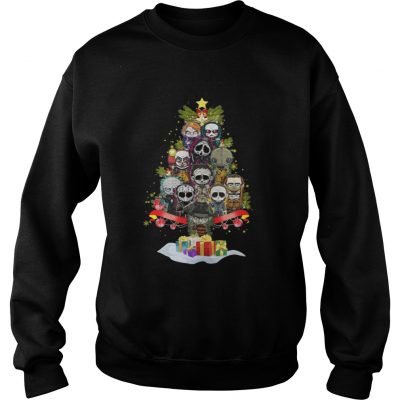 Horror Characters christmas tree Sweatshirt