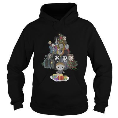 Horror Movie Christmas Tree Hoodie