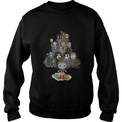 Horror Movie Christmas Tree Sweatshirt