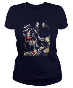 Horror Movies Merry Christmas Ladies Tee