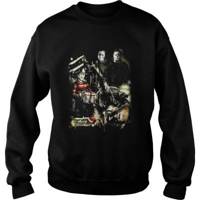 Horror Movies Merry Christmas Sweatshirt