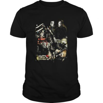 Horror Movies Merry Christmas shirt