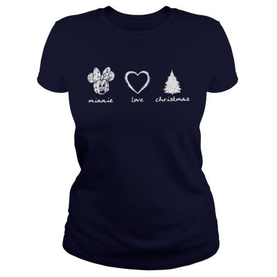 I like Minnie, love and christmas Ladies Tee