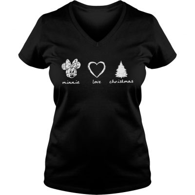 I like Minnie, love and christmas VNeck