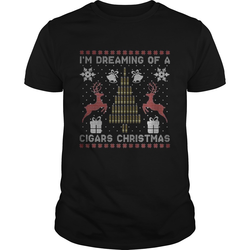 I’m dreaming of a cigars christmas shirt