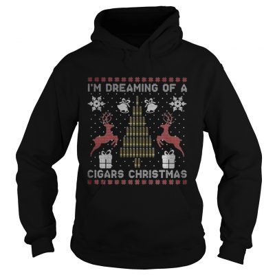 Im dreaming of a cigars christmas Hoodie