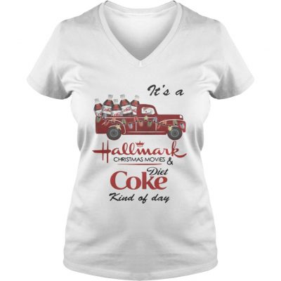 It’s a Hallmark Christmas movies Diet Coke kind of day shirt VNeck