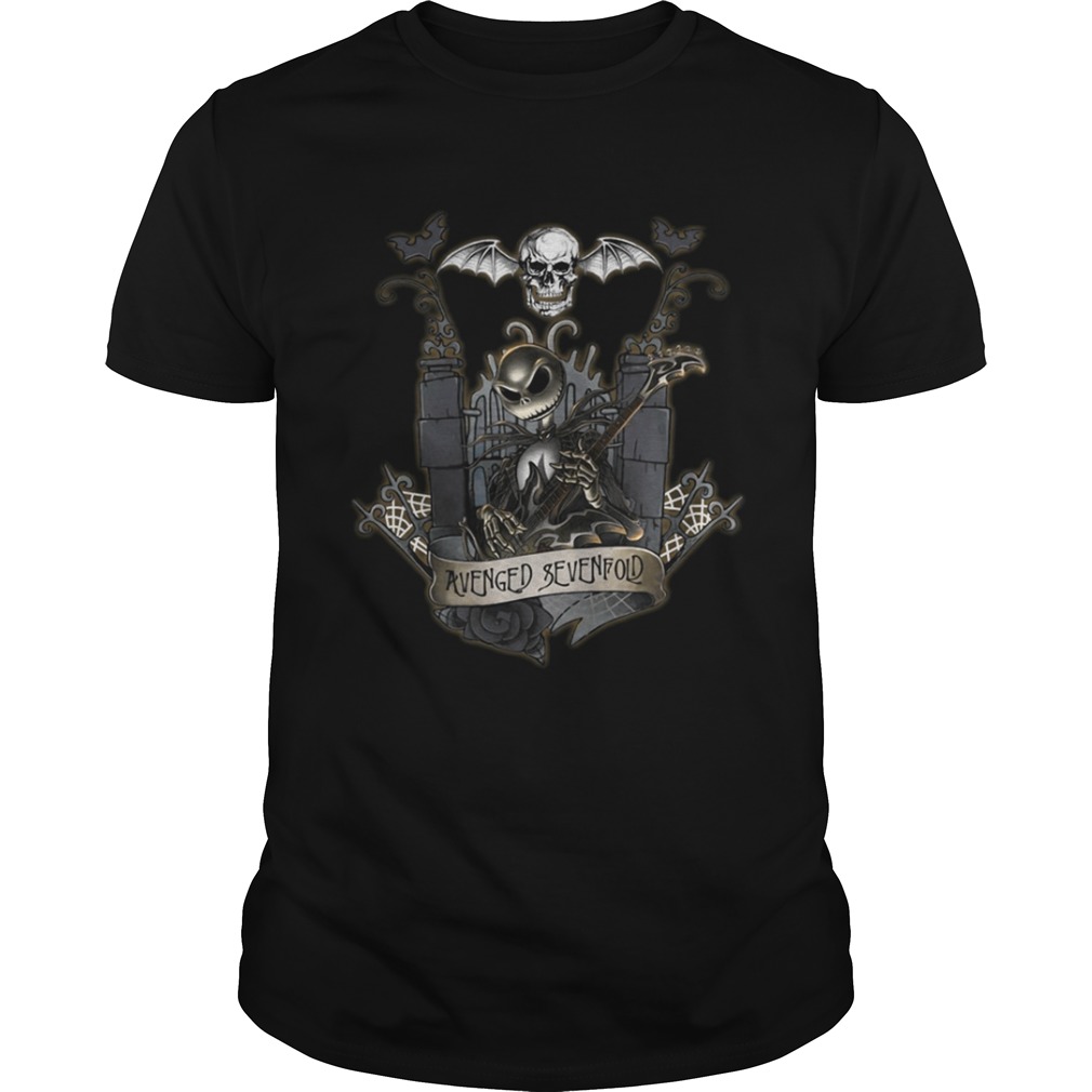 Jack Skellington avenged sevenfold shirt