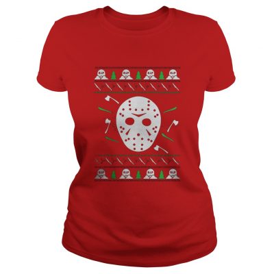 Jason Voorhees Christmas Ladies Tee