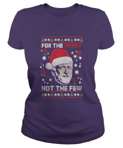 Jeremy Corbyn For the Merry not the Few Christmas Ladies Tee