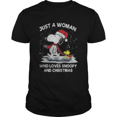 Just A Woman Who Loves Snoopy And Christmas Guys