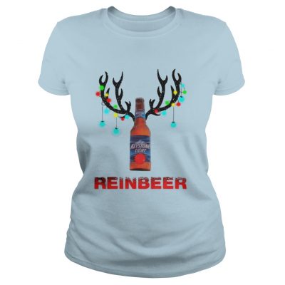 Keystone Light beer reinbeer Christmas ladies Tee