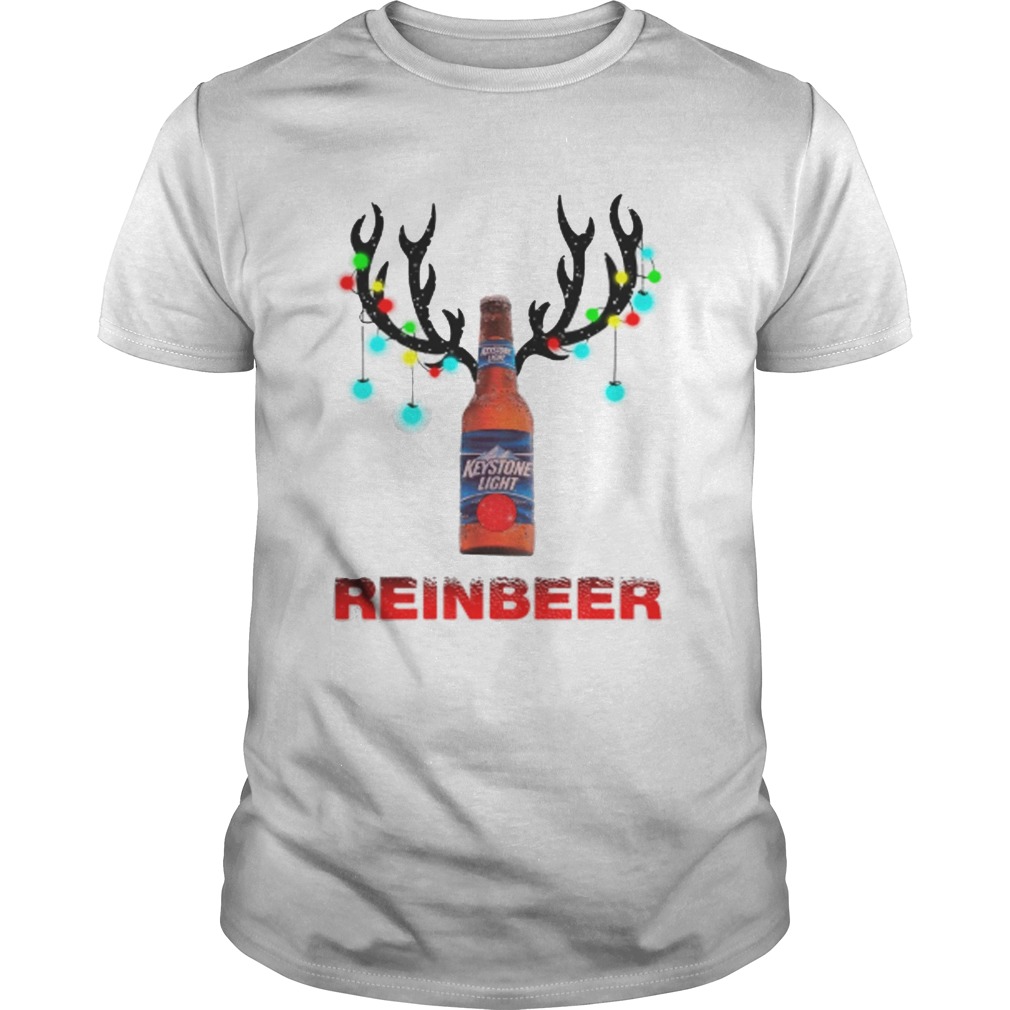 Keystone Light beer reinbeer Christmas shirt