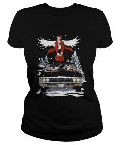 Ladies Tee Castiel Dean Winchester Chevrolet Impala Crowley supernatural shirt