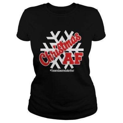 Ladies Tee Christmas As Toronto Christmas Art Fest Shirt