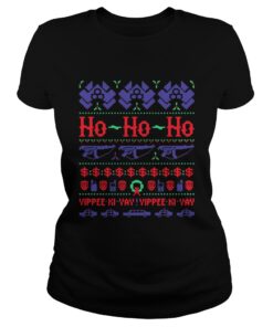 Ladies Tee Christmas McClane Ho ho Ho Yippee Ki Yay Yippee Ki Yay Shirt