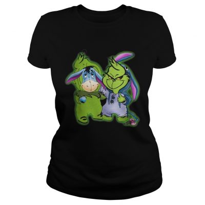 Ladies Tee Eeyore and Grinch shirt