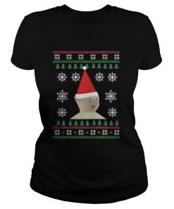 Ladies Tee Gnome Child Christmas Ugly shirt