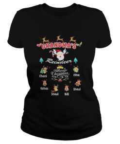 Ladies Tee Grandma’s Reindeers Merry Christmas shirt