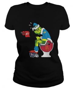 Ladies Tee Grinch Santa UCLA Bruins toilet shirt