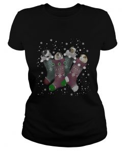 Ladies Tee Guinea pig Christmas