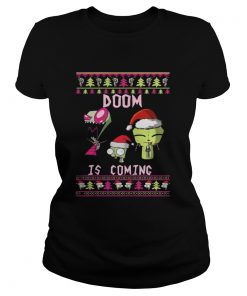 Ladies Tee Invader Zim Doom – Doom Is Coming Christmas