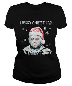 Ladies Tee Merry Christmas Thor Santa t shirt