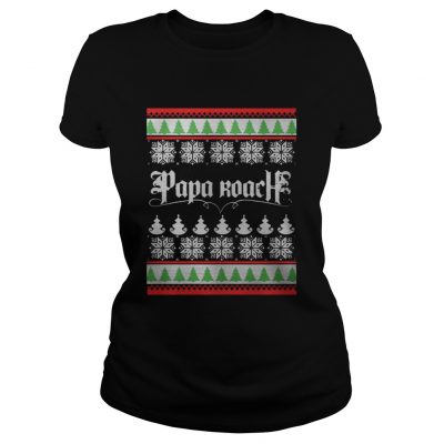 Ladies Tee Papa Roach Christmas