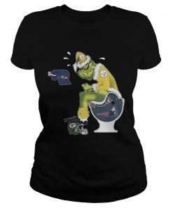 Ladies Tee Pittsburgh Steelers Grinch