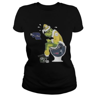 Ladies Tee Pittsburgh Steelers Grinch