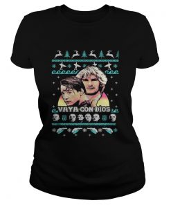 Ladies Tee Point Break Vaya Con Dios Christmas shirt