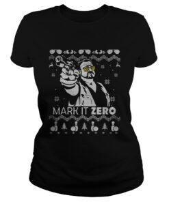 Ladies Tee The Big Lebowski Mark it zero Christmas shirt